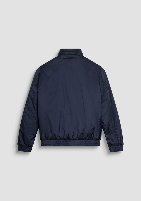 REGULAR FIT BOMBER JACKET IN SHINY NYLON WITH SYNTHETIC PADDING - Antony Morato Online Shop