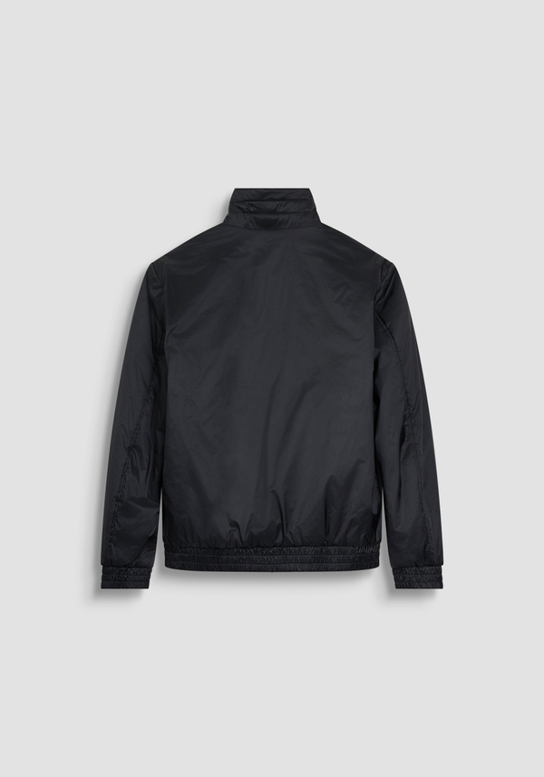 REGULAR FIT BOMBER JACKET IN SHINY NYLON WITH SYNTHETIC PADDING - Antony Morato Online Shop