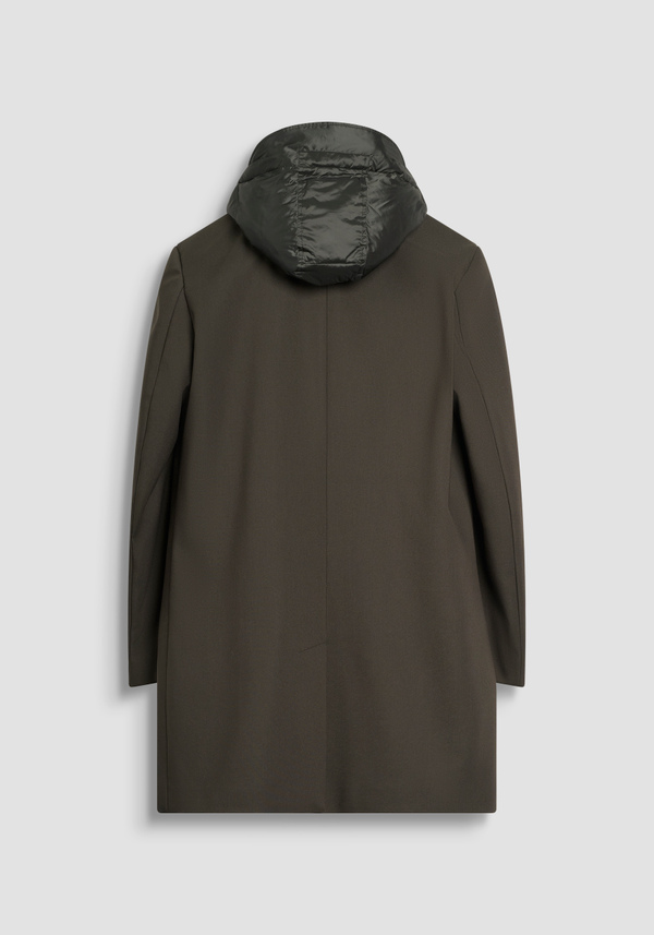 REGULAR FIT COAT WITH ECO-PADDED DUPONT SORONA HOOD - Antony Morato Online Shop