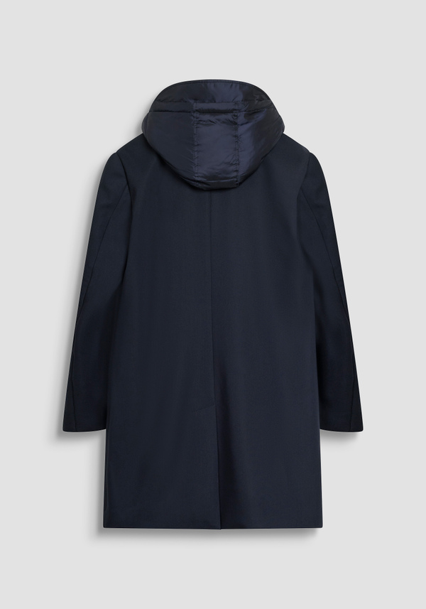 REGULAR FIT COAT WITH ECO-PADDED DUPONT SORONA HOOD - Antony Morato Online Shop