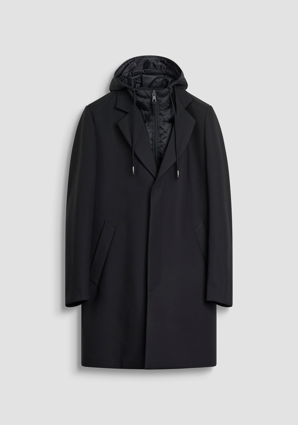 REGULAR FIT COAT WITH ECO-PADDED DUPONT SORONA HOOD - Antony Morato Online Shop