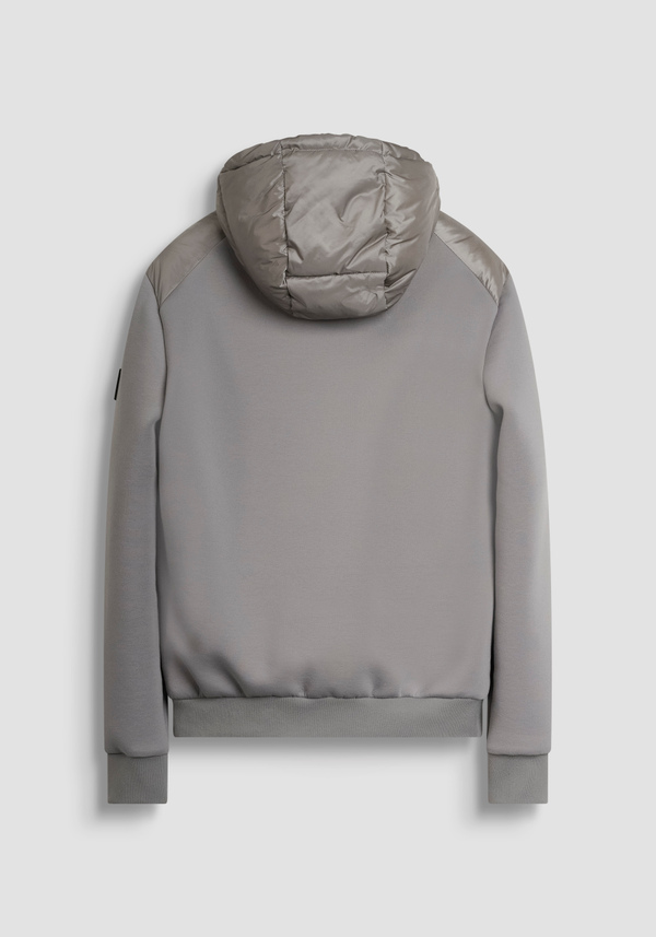 SLIM FIT JACKET WITH DUPONT SORONA ECO-PADDING AND KNITTED SLEEVES - Antony Morato Online Shop