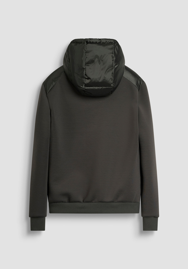 SLIM FIT JACKET WITH DUPONT SORONA ECO-PADDING AND KNITTED SLEEVES - Antony Morato Online Shop