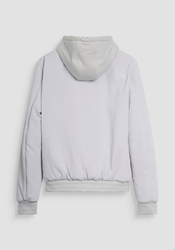 BOMBER COUPE REGULAR EN TISSU TECHNIQUE DOBBY AVEC REMBOURRAGE SYNTHÉTIQUE - Antony Morato Online Shop