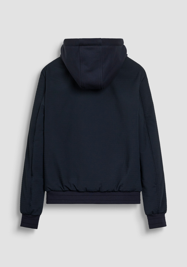 BOMBER COUPE REGULAR EN TISSU TECHNIQUE DOBBY AVEC REMBOURRAGE SYNTHÉTIQUE - Antony Morato Online Shop