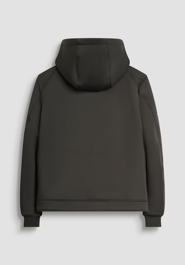 REGULAR FIT VISCOSE JACKET WITH DUPONT SORONA ECO-PADDING AND HOOD - Antony Morato Online Shop