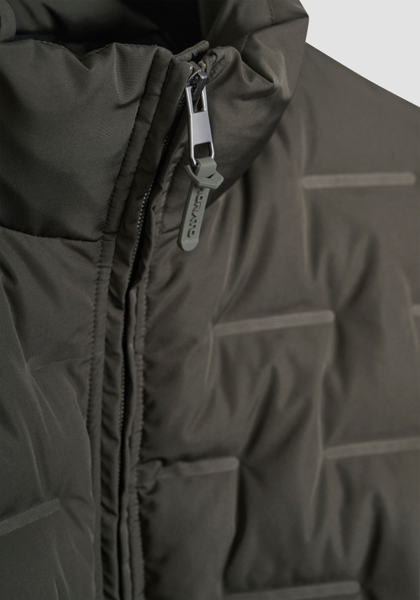 REGULAR FIT QUILTED JACKET WITH DUPONT SORONA ECO-PADDING - Antony Morato Online Shop