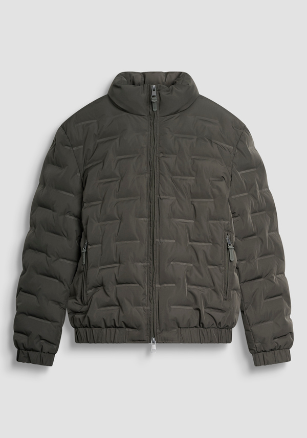 REGULAR FIT QUILTED JACKET WITH DUPONT SORONA ECO-PADDING - Antony Morato Online Shop