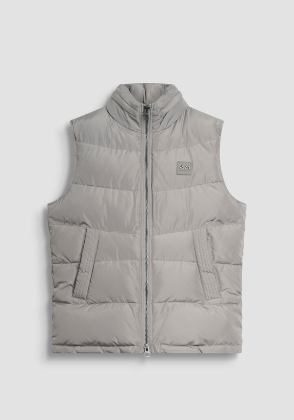 REGULAR FIT DOWN JACKET IN TECHNICAL FABRIC WITH DUPONT SORONA PADDING AND LOGO PATCH - Antony Morato Online Shop