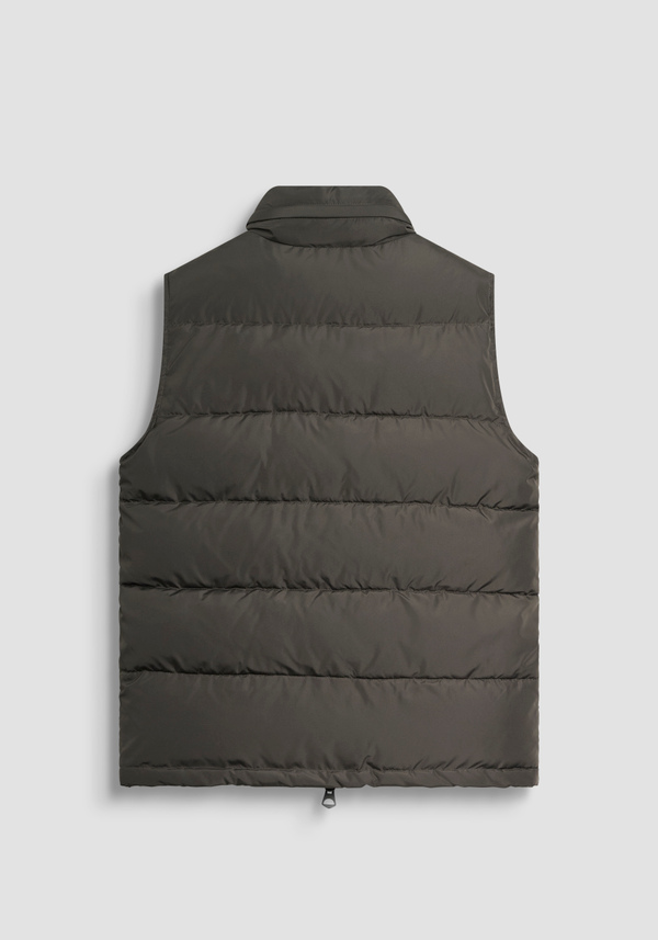 REGULAR FIT DOWN JACKET IN TECHNICAL FABRIC WITH DUPONT SORONA PADDING AND LOGO PATCH - Antony Morato Online Shop