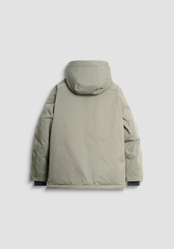 REGULAR FIT DAUNENJACKE AUS WASSERDICHTEM TECHNISCHEN STOFF - Antony Morato Online Shop