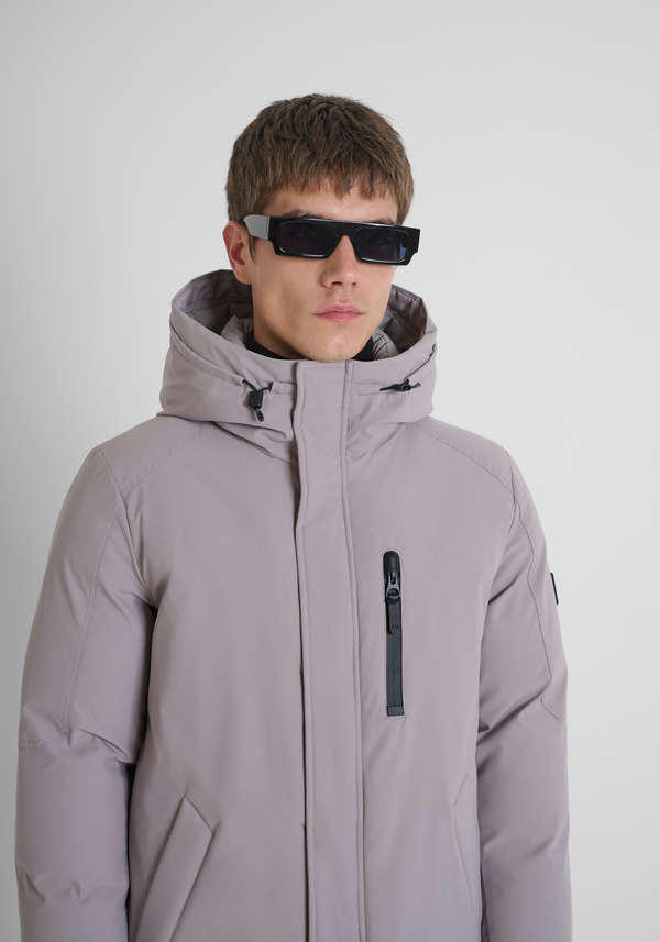 REGULAR FIT DOWN JACKET IN WATER PROOF TECHNICAL FABRIC WITH DUPONT SORONA ECO-PADDING - Antony Morato Online Shop