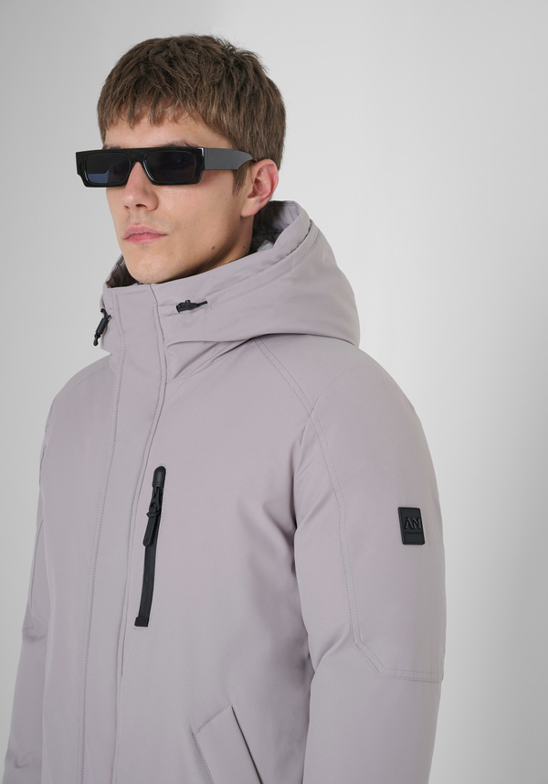 REGULAR FIT DOWN JACKET IN WATER PROOF TECHNICAL FABRIC WITH DUPONT SORONA ECO-PADDING - Antony Morato Online Shop