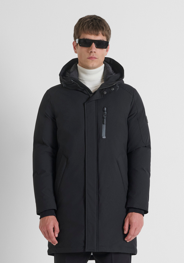 REGULAR FIT DOWN JACKET IN WATER PROOF TECHNICAL FABRIC WITH DUPONT SORONA ECO-PADDING - Antony Morato Online Shop