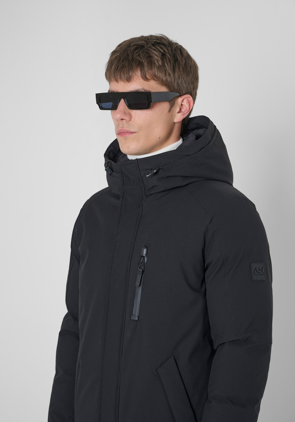 REGULAR FIT DOWN JACKET IN WATER PROOF TECHNICAL FABRIC WITH DUPONT SORONA ECO-PADDING - Antony Morato Online Shop