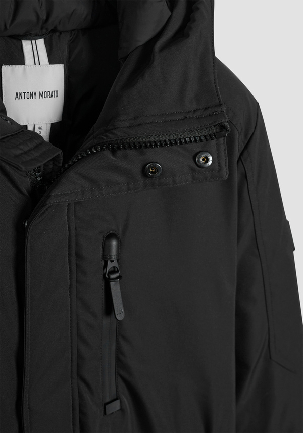REGULAR FIT DOWN JACKET IN WATER PROOF TECHNICAL FABRIC WITH DUPONT SORONA ECO-PADDING - Antony Morato Online Shop