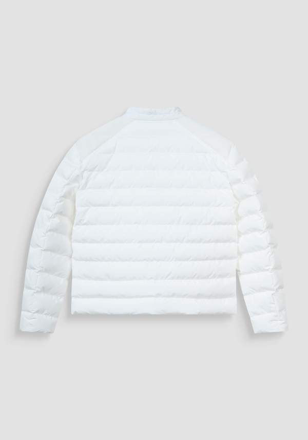 REGULAR FIT DOWN JACKET IN VELVET WITH DUPONT SORONA ECO-PADDING - Antony Morato Online Shop