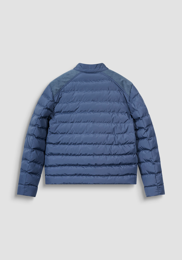 REGULAR FIT DOWN JACKET IN VELVET WITH DUPONT SORONA ECO-PADDING - Antony Morato Online Shop