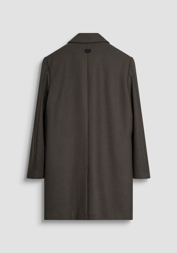 WESLEY REGULAR FIT COAT IN WOOL/CASHMERE BLEND WITH COLLAR - Antony Morato Online Shop