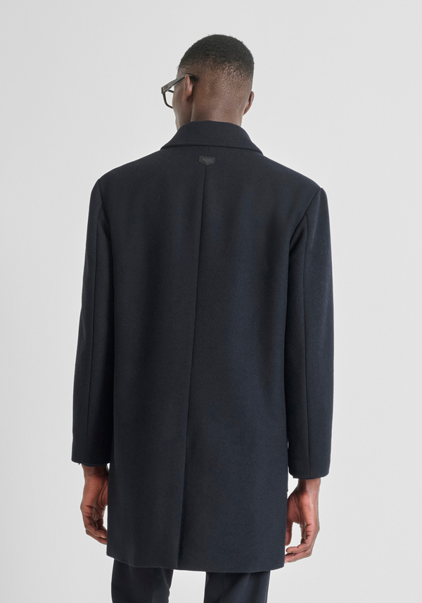 MANTEL "WESLEY" REGULAR FIT AUS WOLLE-KASCHMIR-MISCHUNG MIT KRAGEN - Antony Morato Online Shop