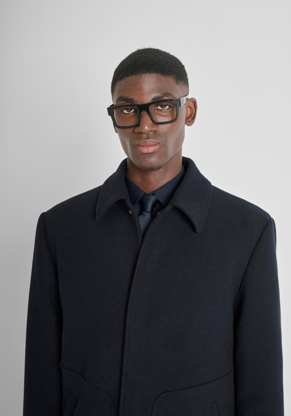 MANTEL "WESLEY" REGULAR FIT AUS WOLLE-KASCHMIR-MISCHUNG MIT KRAGEN - Antony Morato Online Shop