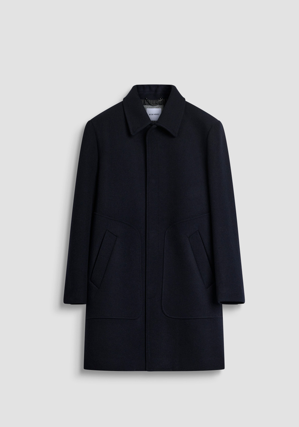 MANTEL "WESLEY" REGULAR FIT AUS WOLLE-KASCHMIR-MISCHUNG MIT KRAGEN - Antony Morato Online Shop