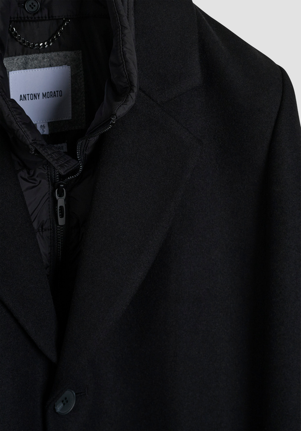 RUPERT REGULAR FIT COAT IN WOOL/CASHMERE BLEND - Antony Morato Online Shop