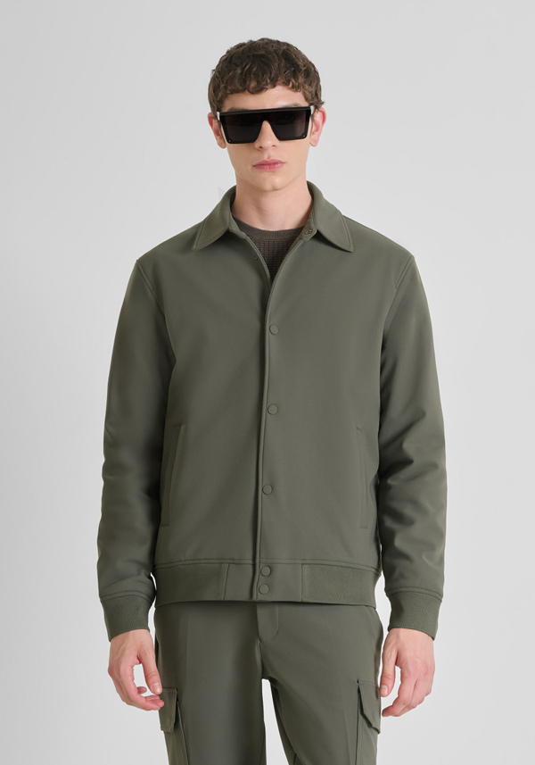 REGULAR FIT JACKET IN LIGHTWEIGHT FABRIC WITH DUPONT SORONA ECO-PADDING - Antony Morato Online Shop