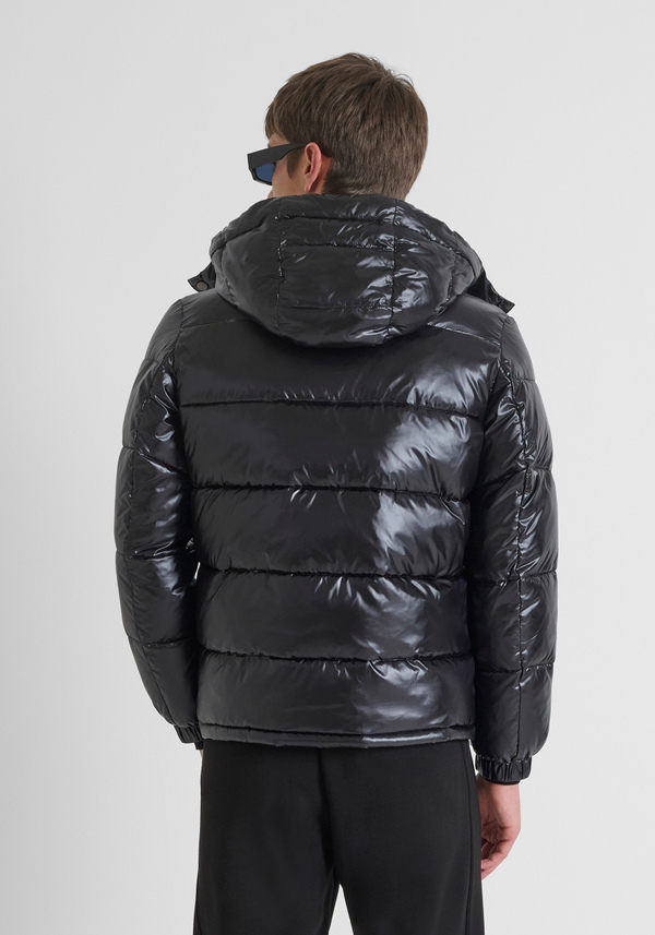 REGULAR FIT DOWN JACKET IN NYLON SHIOZE WITH DUPONT SORONA PADDING - Antony Morato Online Shop