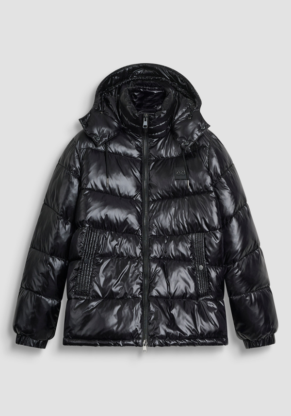 REGULAR FIT DOWN JACKET IN NYLON SHIOZE WITH DUPONT SORONA PADDING - Antony Morato Online Shop