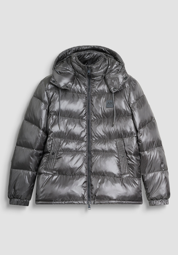 REGULAR FIT DOWN JACKET IN NYLON SHIOZE WITH DUPONT SORONA PADDING - Antony Morato Online Shop