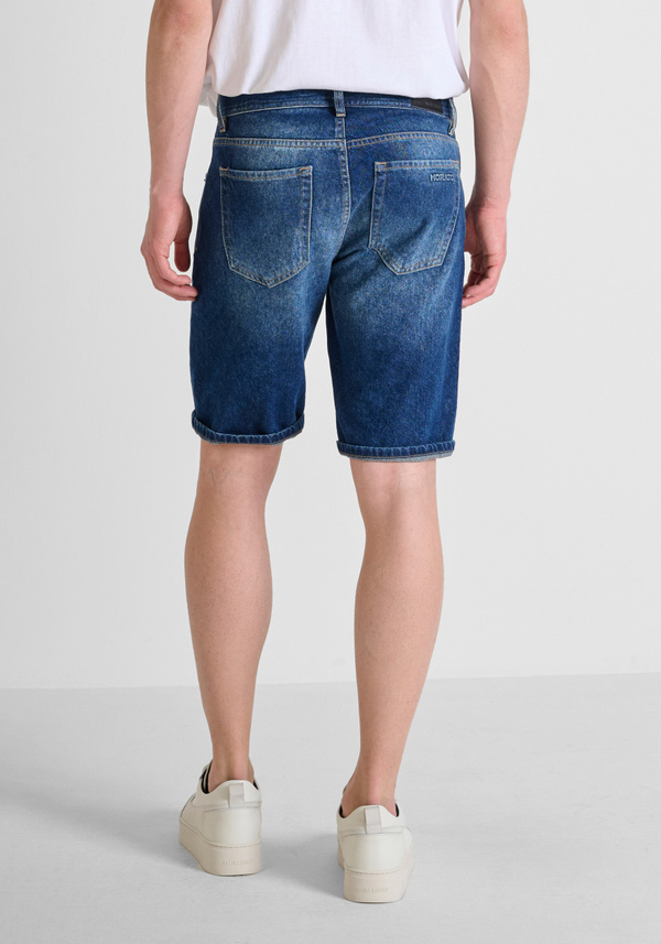SHORT SLIM FIT "ARGON" IN DENIM - Antony Morato Online Shop