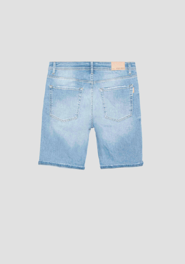 SHORT EN DENIM OZZY COUPE SKINNY EN DENIM EXTENSIBLE BLEU - Antony Morato Online Shop