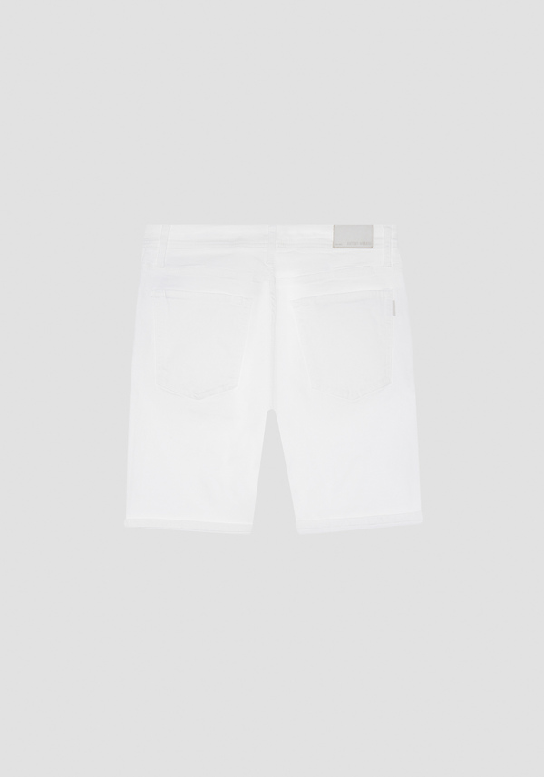 OZZY SKINNY FIT COLOUR POWER STRETCH DENIM SHORTS - Antony Morato Online Shop