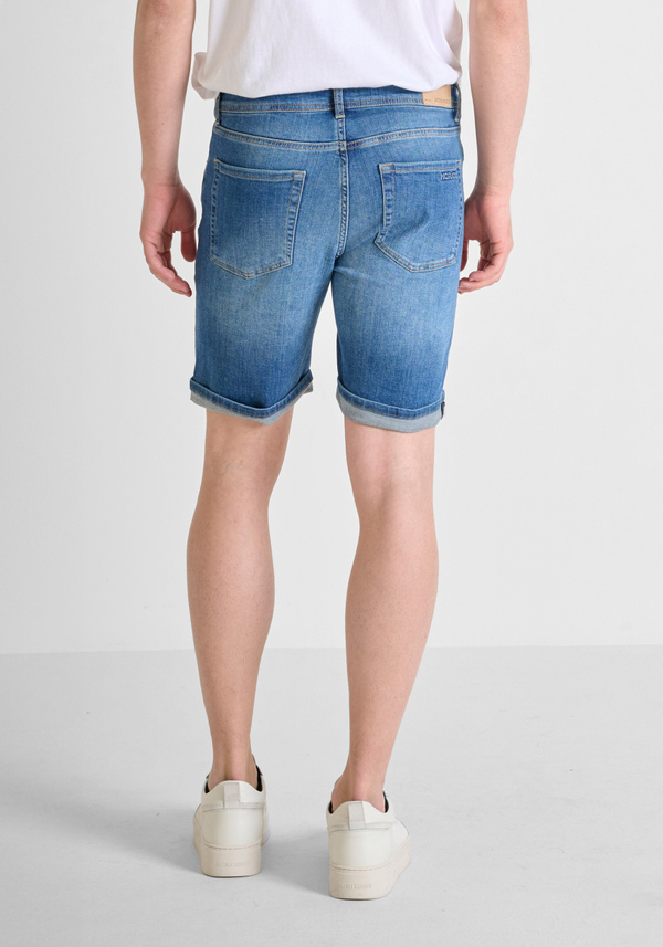 "RANDY" SKINNY FIT DENIM SHORTS - Antony Morato Online Shop
