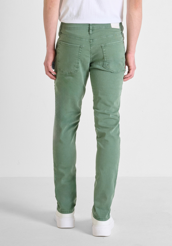 "OZZY" TAPERED FIT COLOURED DENIM JEANS - Antony Morato Online Shop