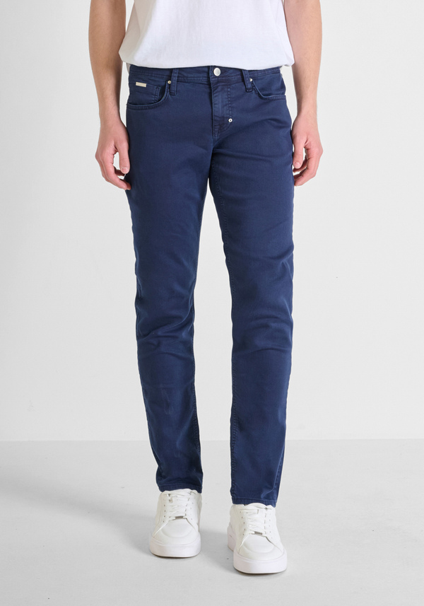 "OZZY" TAPERED FIT COLOURED DENIM JEANS - Antony Morato Online Shop