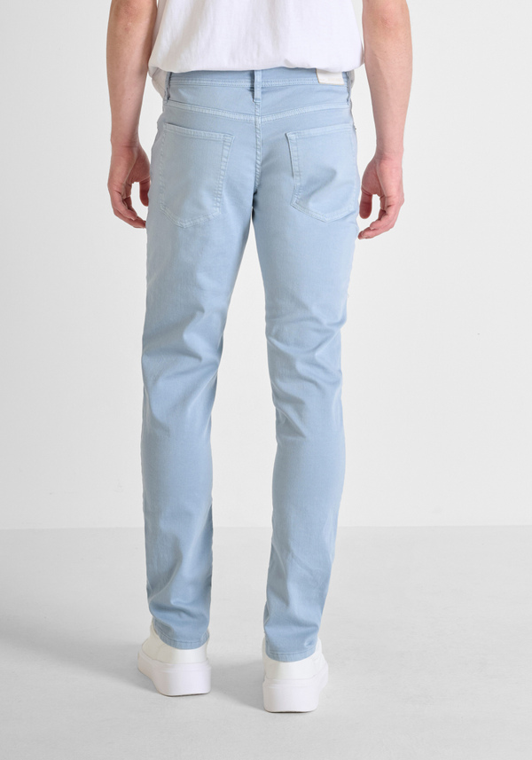 "OZZY" TAPERED FIT COLOURED DENIM JEANS - Antony Morato Online Shop