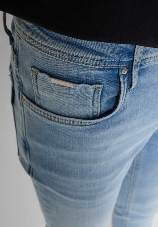 VAQUEROS «OZZY» TAPERED FIT EN AZUL - Antony Morato Online Shop