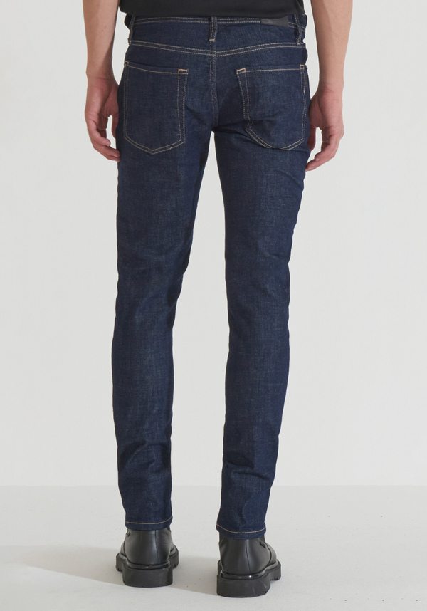 "OZZY" TAPERED FIT JEANS IN BLUE DENIM - Antony Morato Online Shop