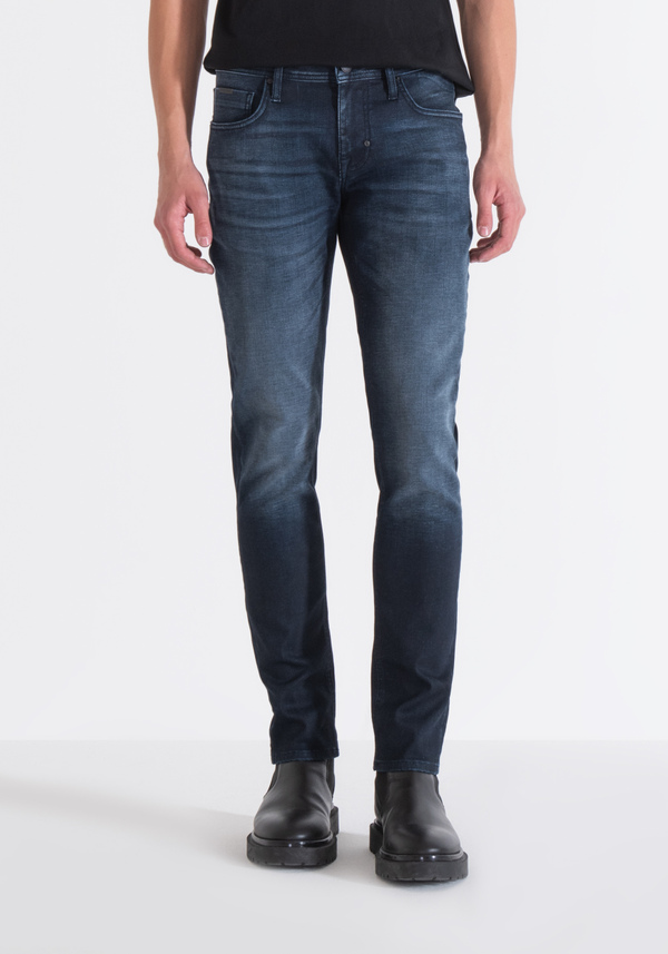 VAQUEROS «OZZY» TAPERED FIT AZULES EFECTO VINTAGE - Antony Morato Online Shop