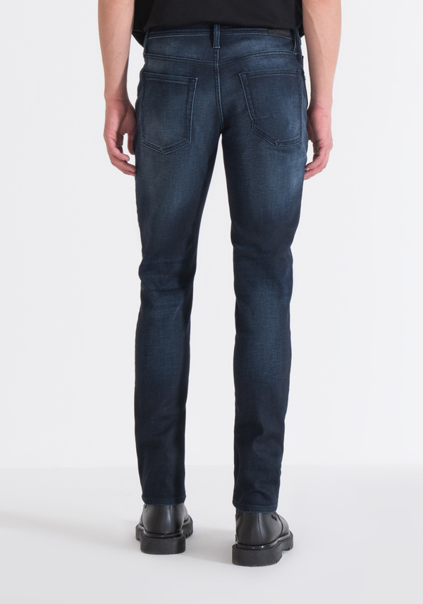 VAQUEROS «OZZY» TAPERED FIT AZULES EFECTO VINTAGE - Antony Morato Online Shop