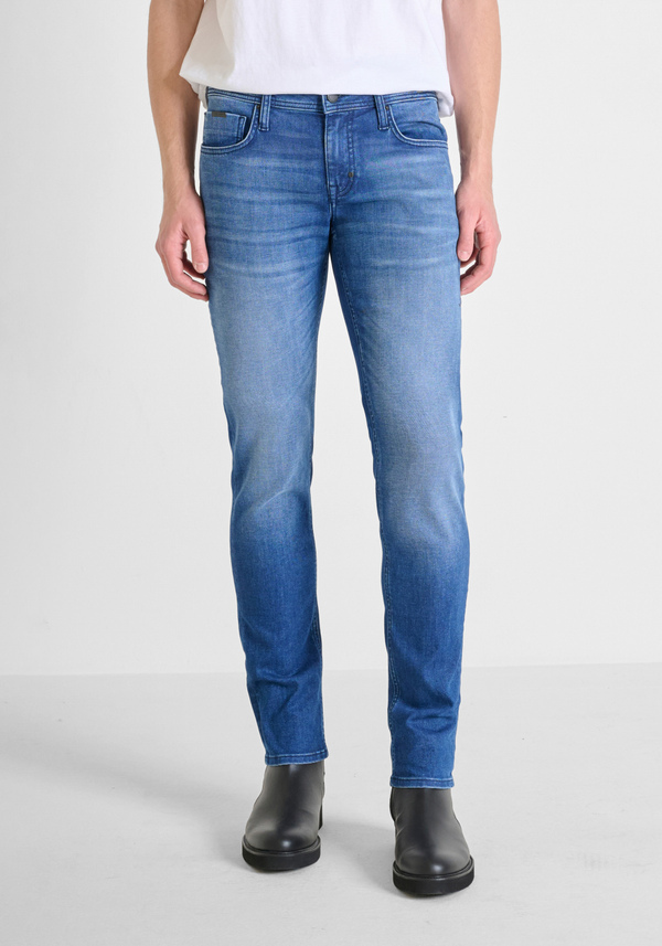 "OZZY" TAPERED FIT DENIM JEANS - Antony Morato Online Shop