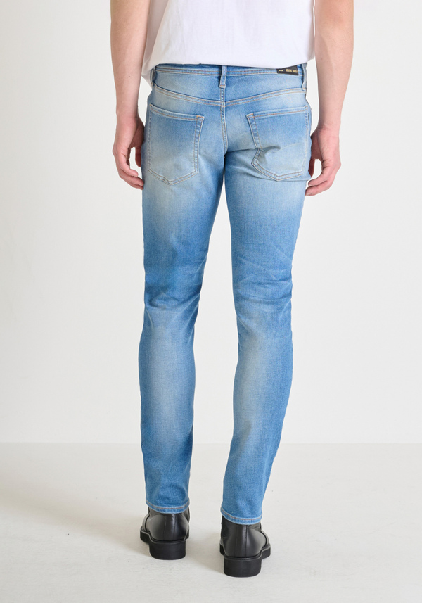 "OZZY" TAPERED FIT STRETCH DENIM JEANS - Antony Morato Online Shop