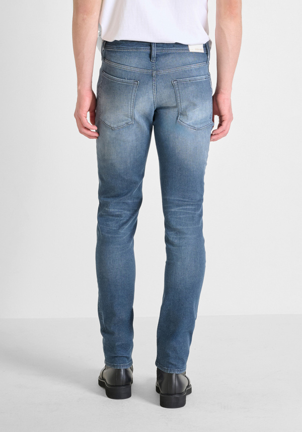 "OZZY" TAPERED FIT STRETCH DENIM JEANS - Antony Morato Online Shop