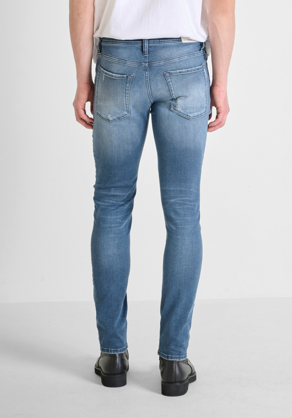 "OZZY" TAPERED FIT STRETCH DENIM JEANS - Antony Morato Online Shop