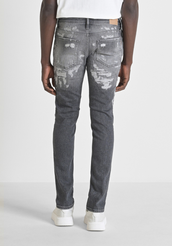 JEANS SUPER DESTROYED FIT "OZZY" IN DENIM ELASTICIZZATO - Antony Morato Online Shop