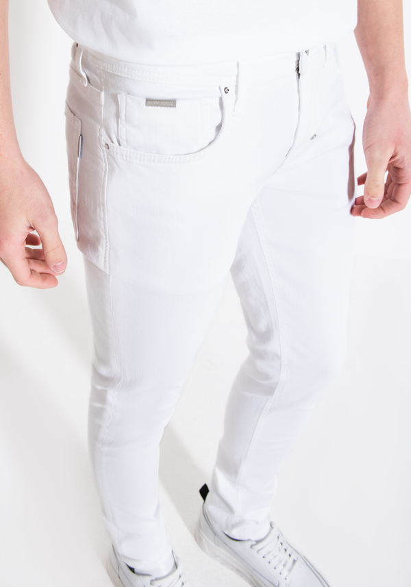 TAPERED FIT "OZZY" JEANS IN POWER STRETCH DENIM - Antony Morato Online Shop