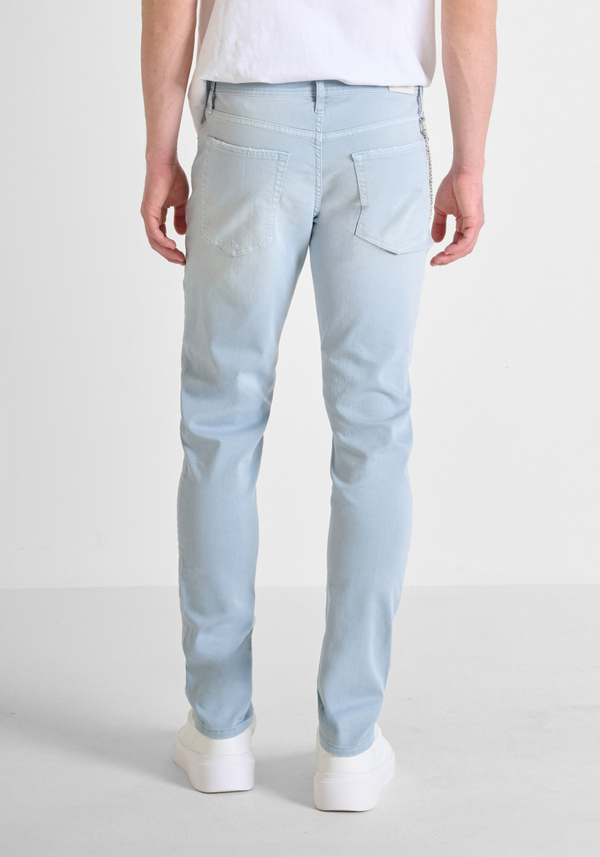 "OZZY" TAPERED FIT COLOURED DENIM JEANS - Antony Morato Online Shop