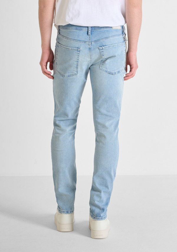 JEANS TAPERED FIT „IGGY“ AUS GERISSENEM DENIM - Antony Morato Online Shop